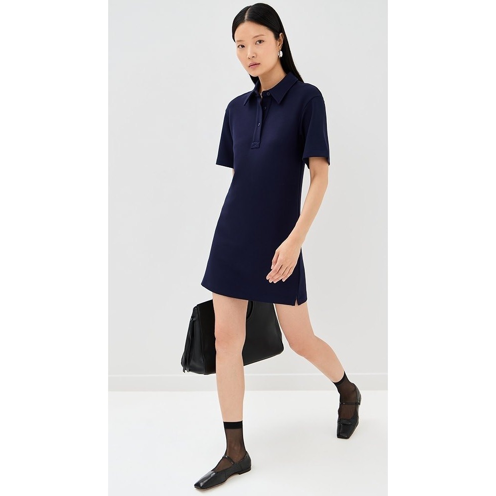 Le Bop Solene polo dress size M navy minimalist‎ chic casual mini